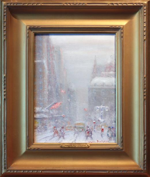 Johann Berthelsen 5th Fifth Avenue Painting New York City 