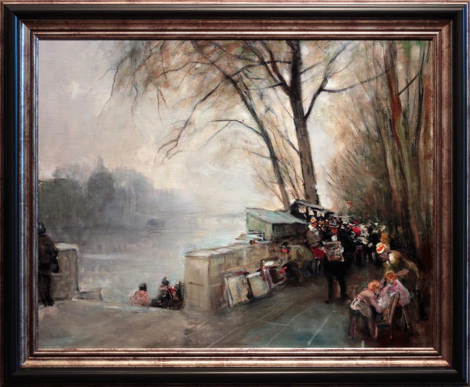 Jules Rene Herve oil painting