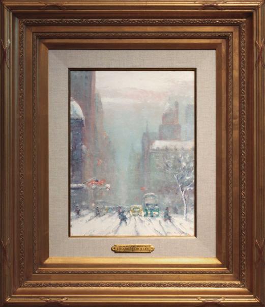 Johann Berthelsen Fifth Avenue in Winter New York City