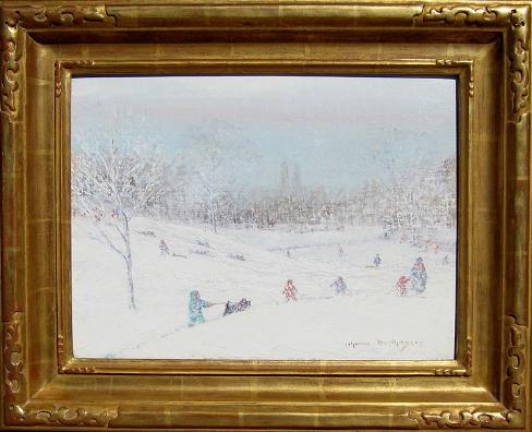 Central Park Painting by Johann Berthelsen