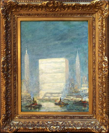 Johann Berthelsen New York City Nocturne - Click for more information on this painting 