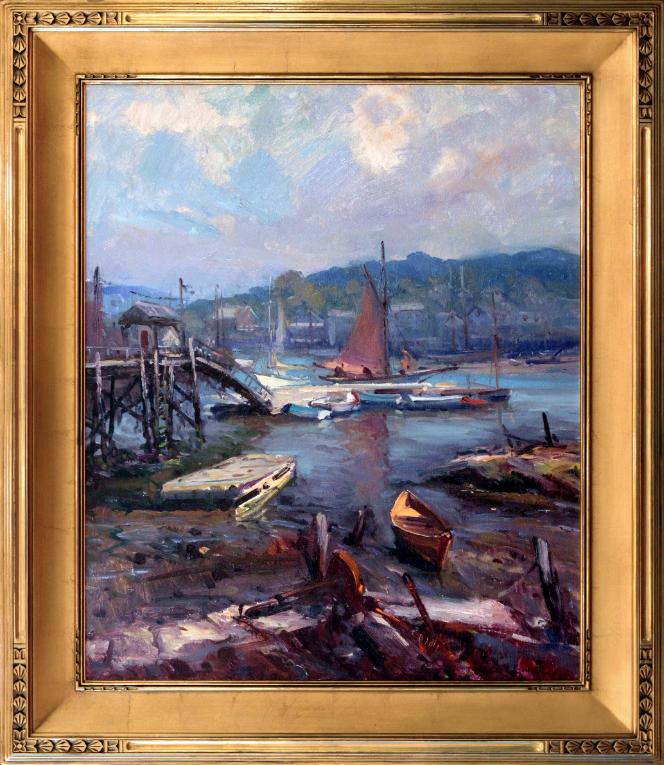 Robert Gruppe Low Tide Gloucester Harbor