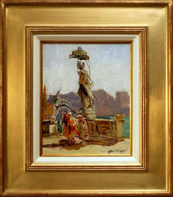 Oil painting of Venice by Knut Norman